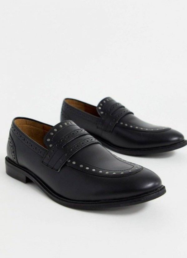 Mocassins cloutés- Noir