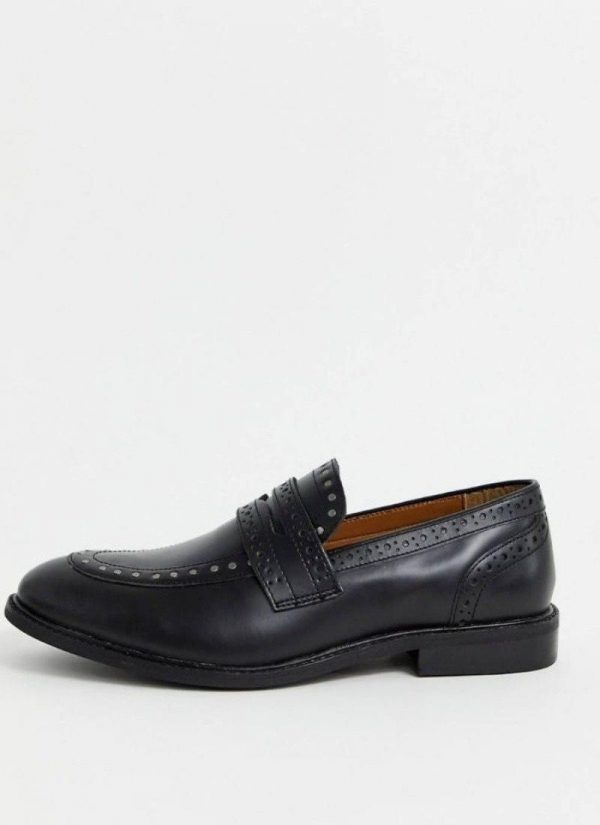 Mocassins cloutés- Noir – Image 2