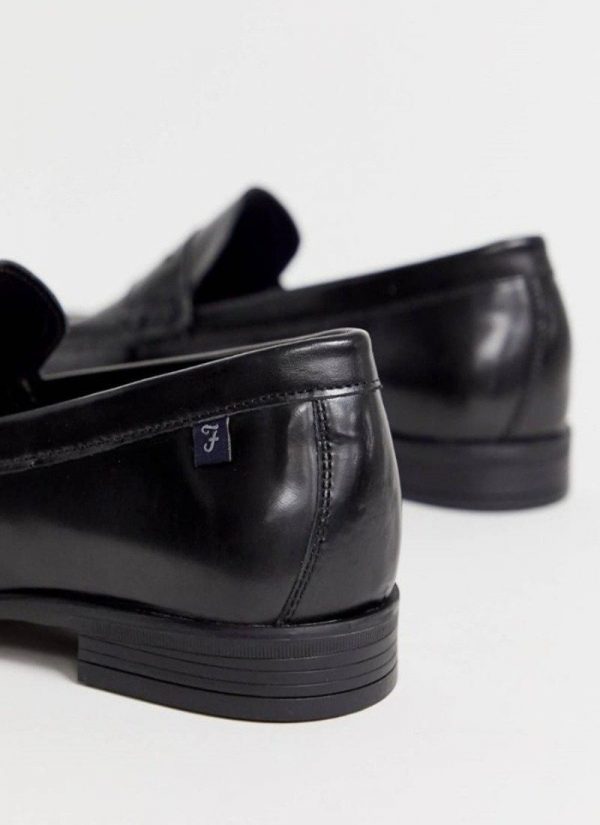 Mocassins en cuir- Noir – Image 2